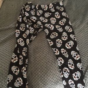 Sugar skull leggings
